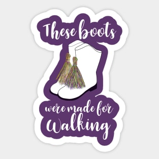 Walking boots Sticker